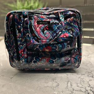 New Vera Bradley Clear Cosmetic Make-up bags